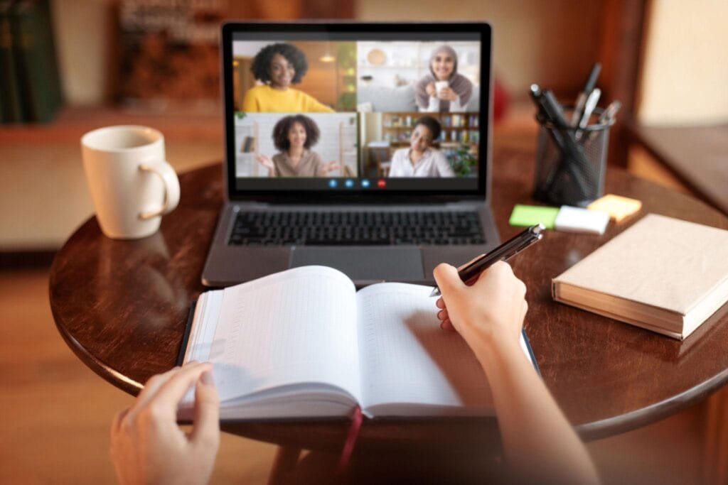an online class environment